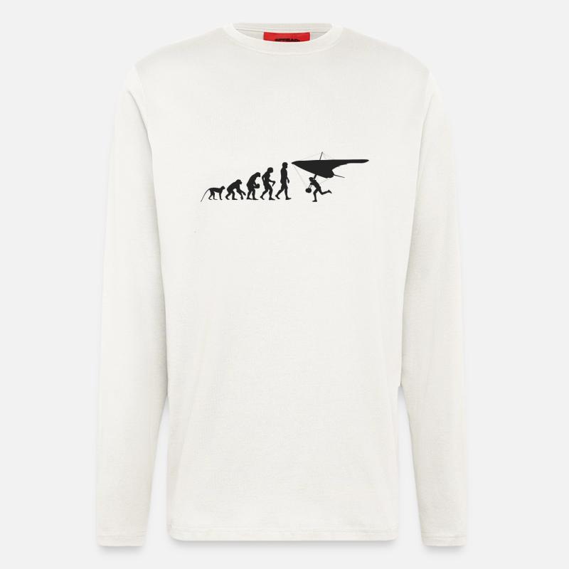 Gleiter Evolution - Langarmshirt - made by SPREAD  - OFF WHITE