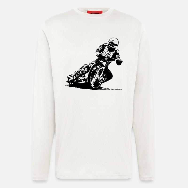 Speedway Driver - Langarmshirt - made by SPREAD  - OFF WHITE