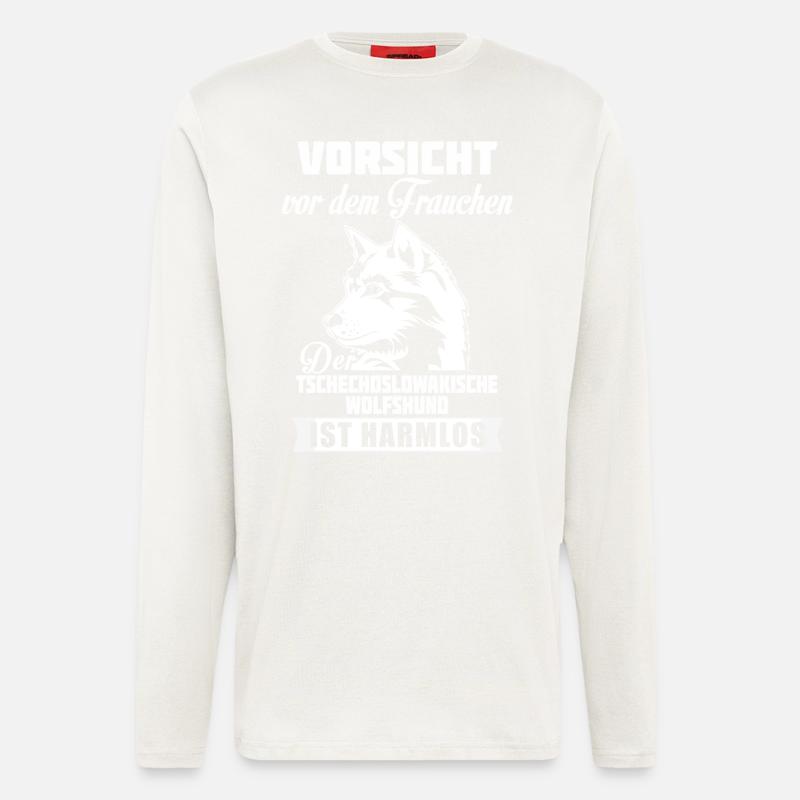 Czechoslovakian Wolfdog - Longsleeve - made by SPREAD  - OFF WHITE