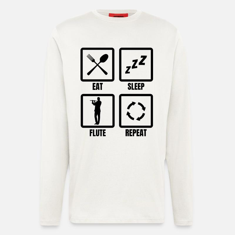 Flute Player Routine - Longsleeve - made by SPREAD  - OFF WHITE