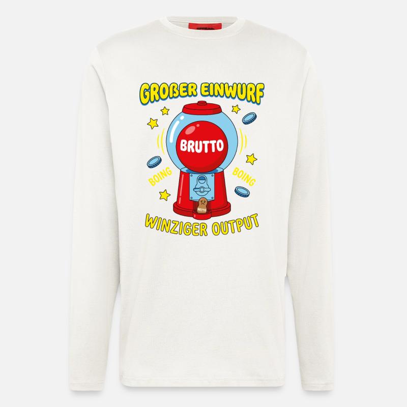 Large Throw-In Tiny Output - Longsleeve - made by SPREAD  - OFF WHITE