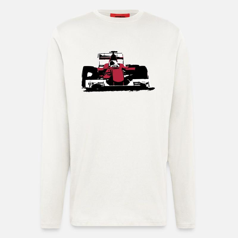 Formula One Racecar - Langarmshirt - made by SPREAD - OFF WHITE