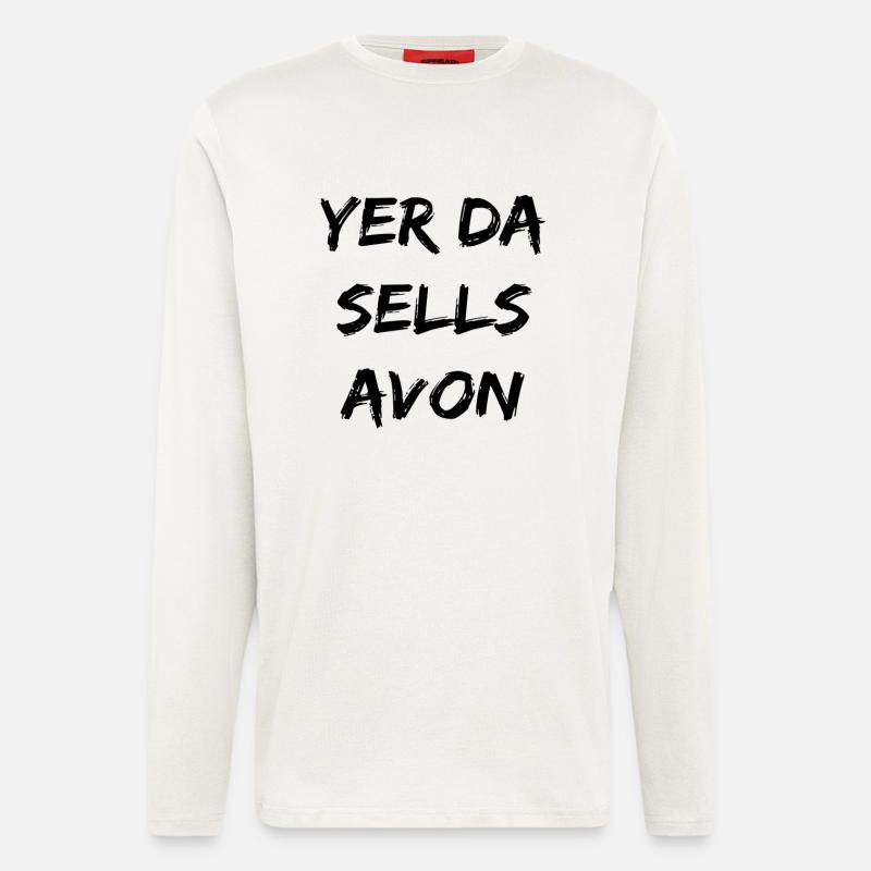 Yer Da verkauft Avon - Langarmshirt - made by SPREAD  - OFF WHITE