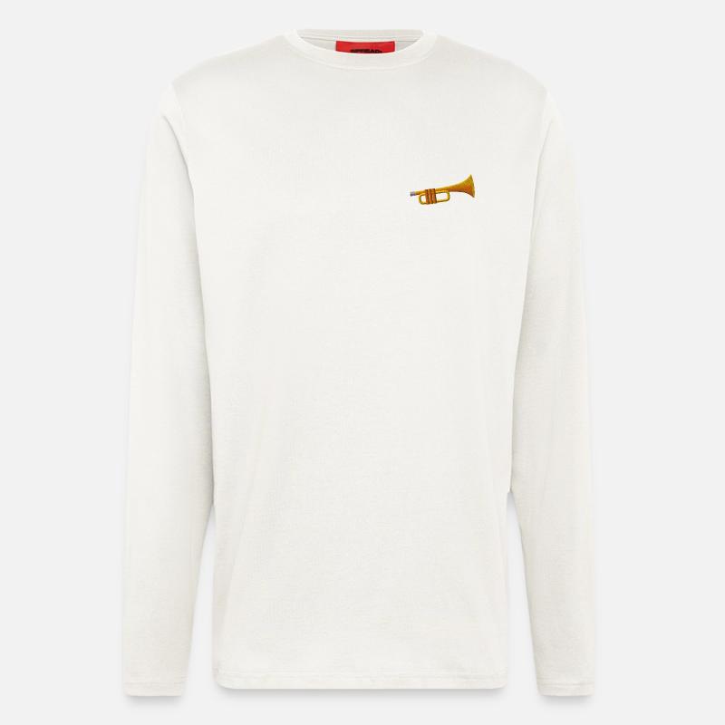 Trompete - Langarmshirt - made by SPREAD  - OFF WHITE