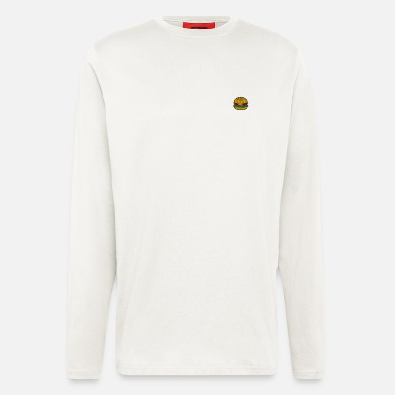 Burger 1 - Langarmshirt - made by SPREAD  - OFF WHITE