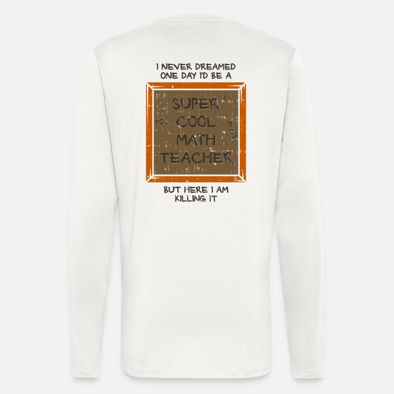 mathematics - Longsleeve - made by SPREAD  - OFF WHITE