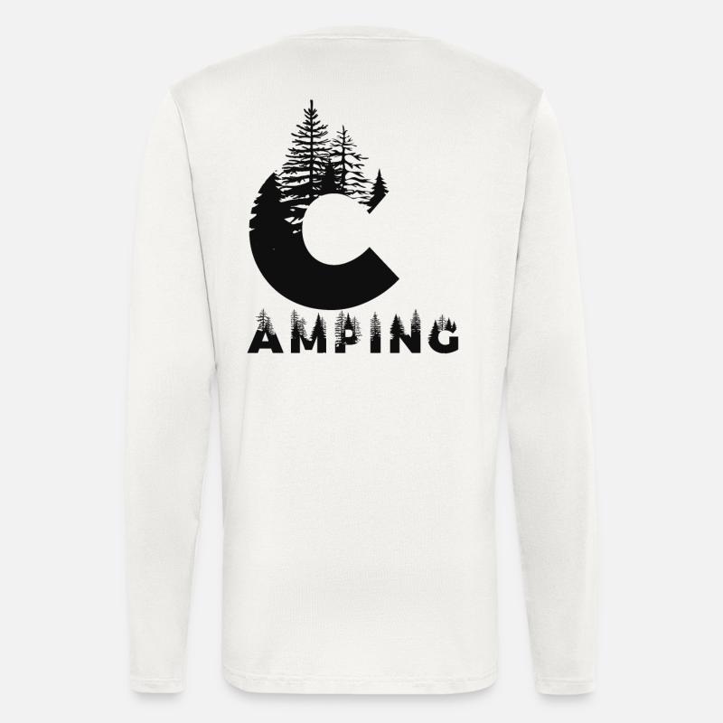 Camping - Langarmshirt - made by SPREAD  - OFF WHITE