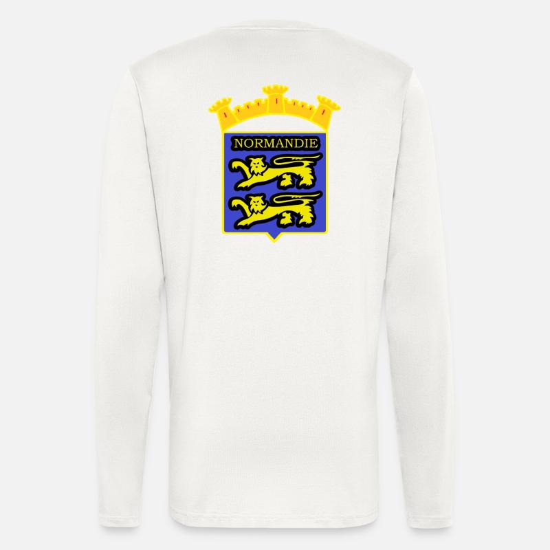 NORMANDY ABZEICHEN - Langarmshirt - made by SPREAD  - OFF WHITE
