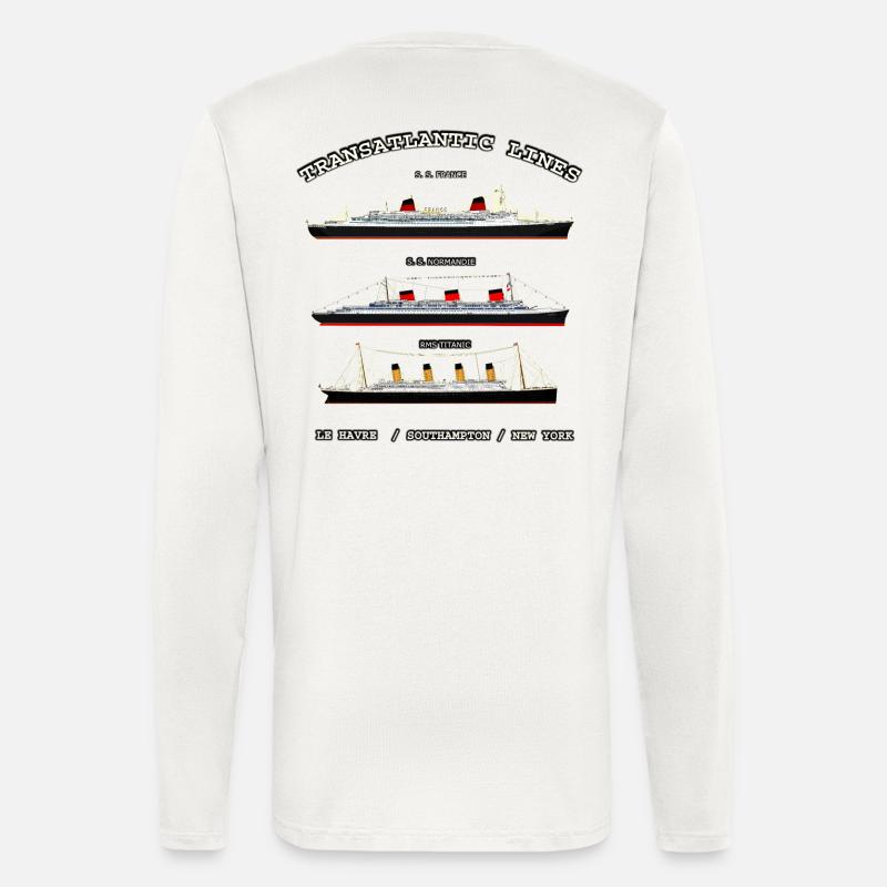 TRANSATLANTIC LINES Louis RUNEMBERG © Adagp - Longsleeve - made by SPREAD  - OFF WHITE