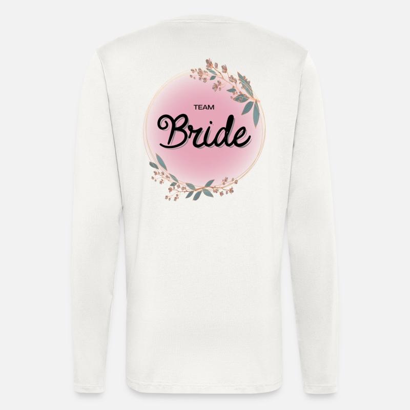Équipe Bride4 - Manches longues bio décontracté fabriqué en UE - OFF WHITE