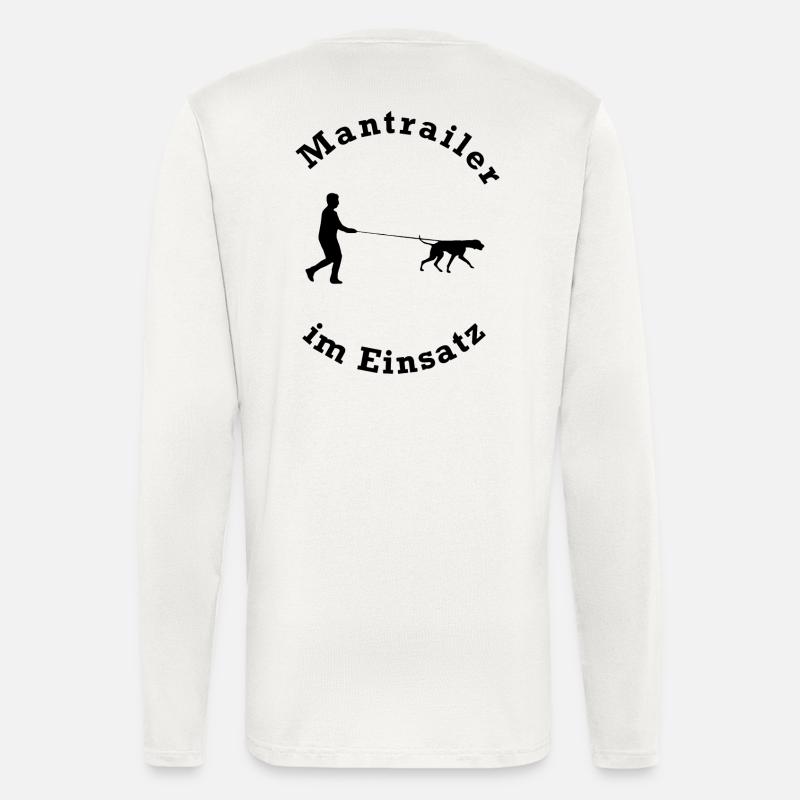 MANTRAILER IM EINSATZ - Langarmshirt - made by SPREAD  - OFF WHITE