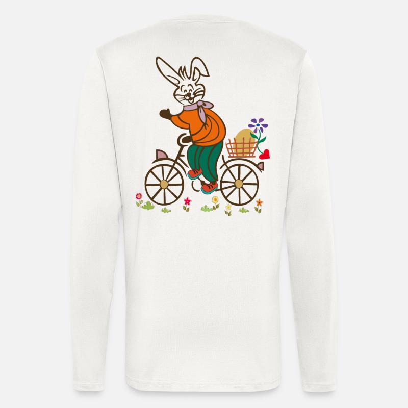Easter , Easter Egg, Easter - Longsleeve - made by SPREAD  - OFF WHITE