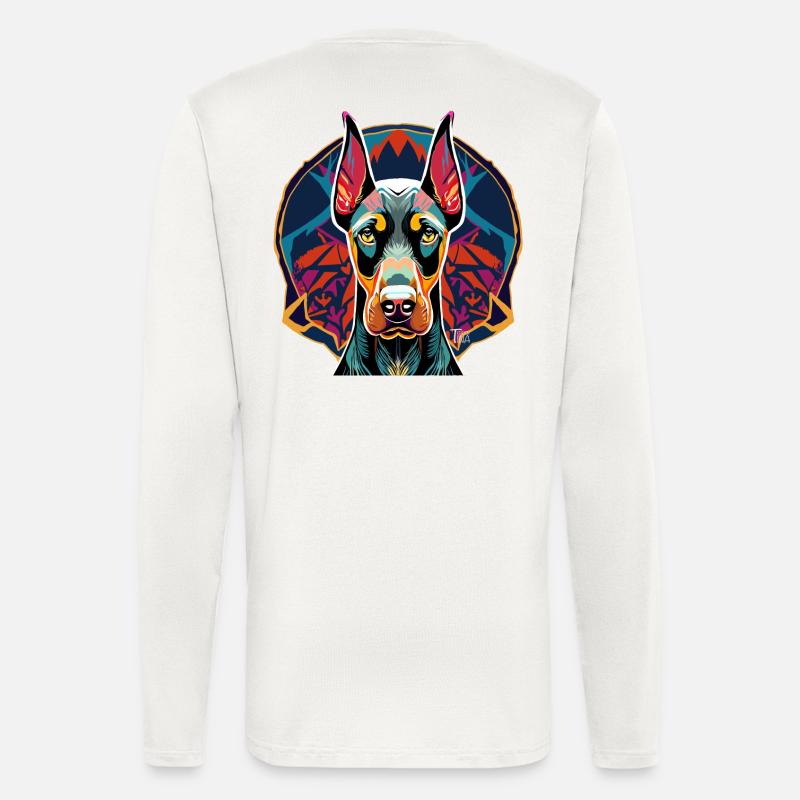 Dobermann - Langarmshirt - made by SPREAD  - OFF WHITE