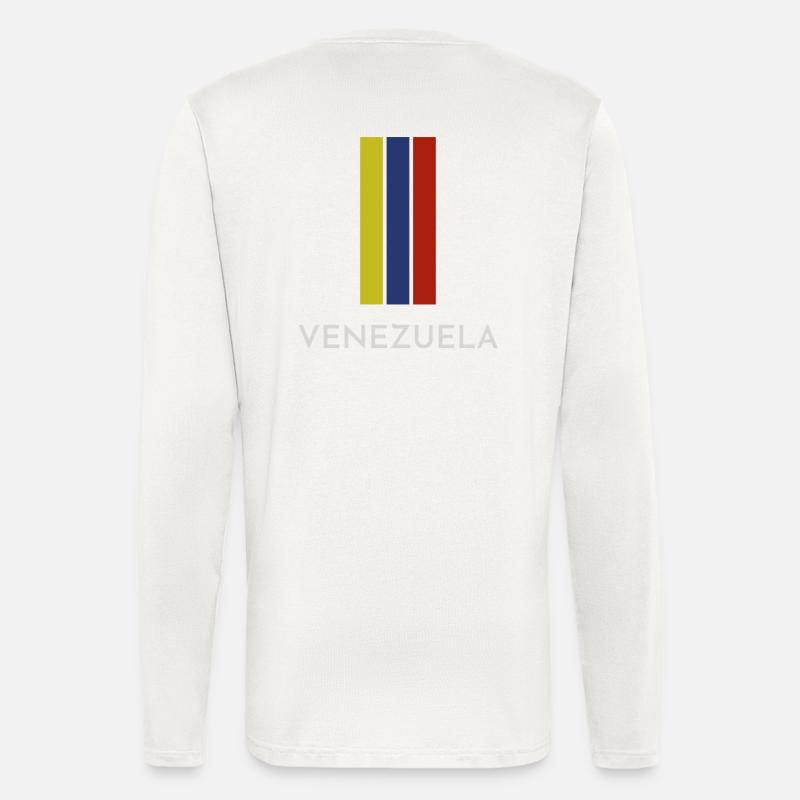 Venezolanische Flagge, Venezolanischer Stolz - Langarmshirt - made by SPREAD  - OFF WHITE
