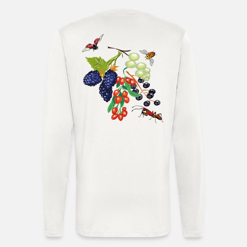 Fruit with insects - Longsleeve - made by SPREAD  - OFF WHITE