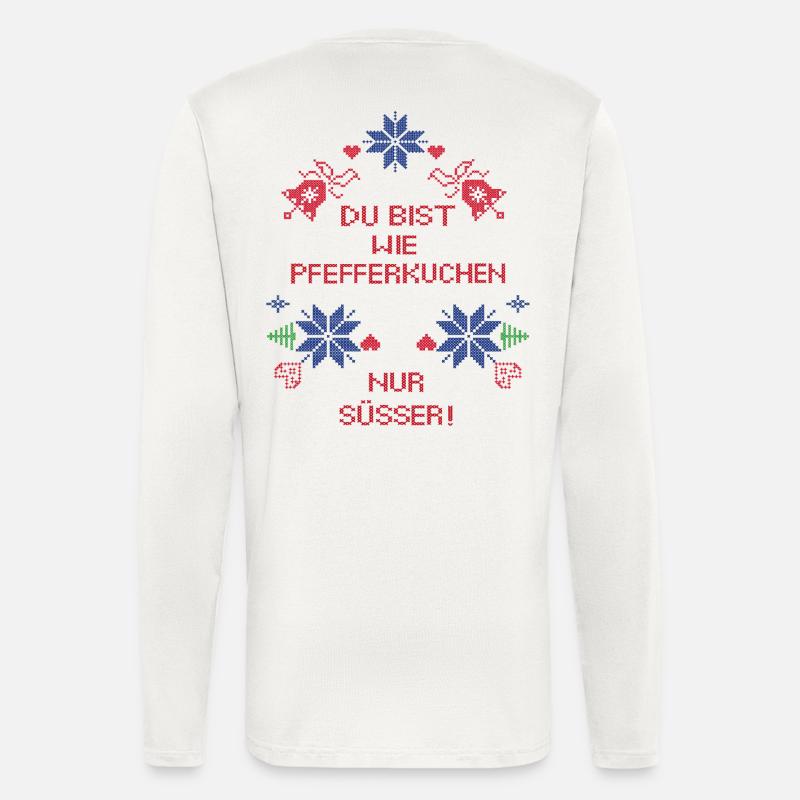 Pfefferkuchen Advent - Langarmshirt - made by SPREAD  - OFF WHITE