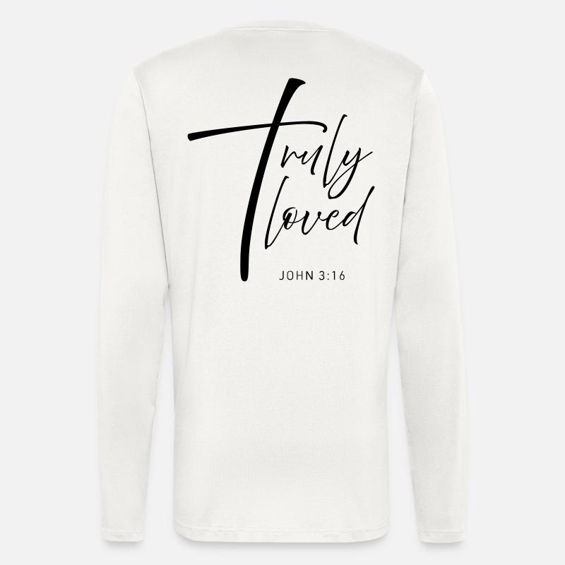 CROSS truly loved - Langarmshirt - made by SPREAD - OFF WHITE