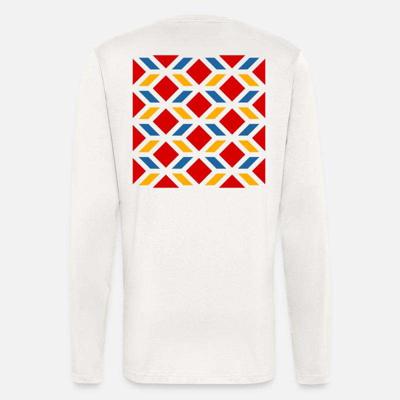Málaga Straßenmauer 2 - Langarmshirt - made by SPREAD  - OFF WHITE