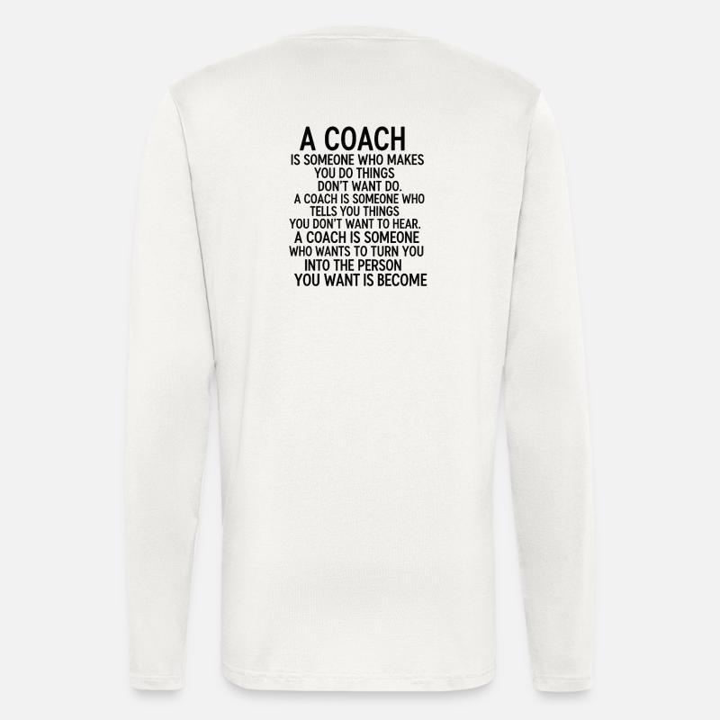 Inspiring Personal Development Coach Theme - Longsleeve - made by SPREAD  - OFF WHITE