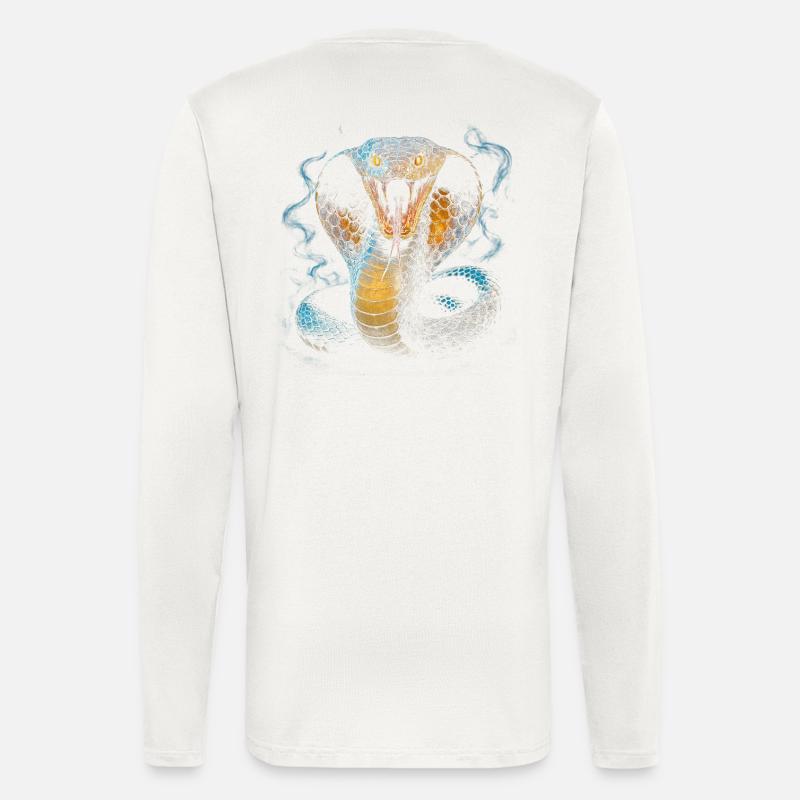 King Kobra - Langarmshirt - made by SPREAD  - OFF WHITE