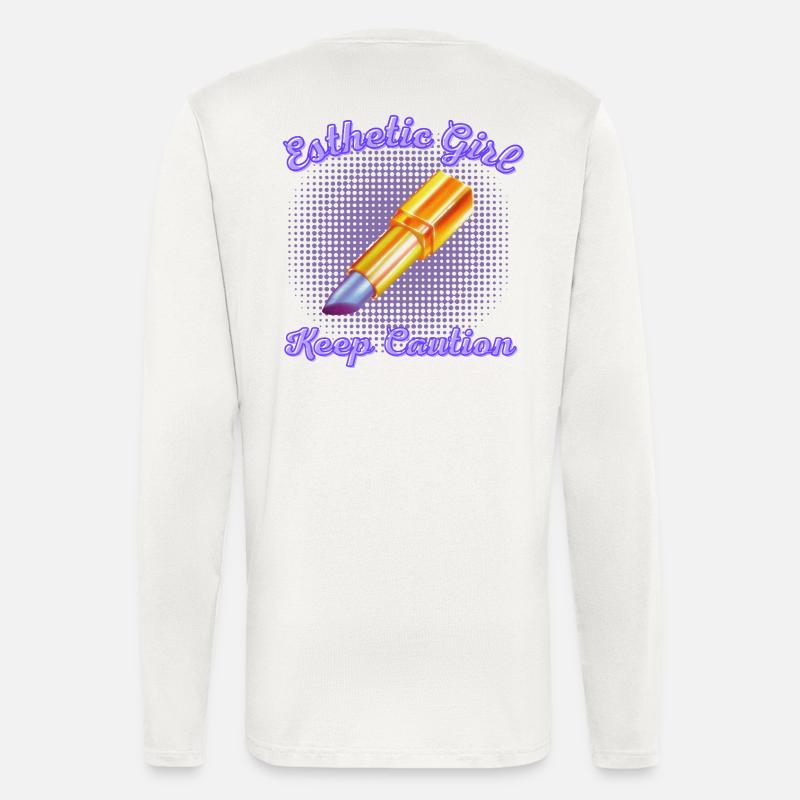 Kriegen Sie Ihren Graffiti-Lippenstift - Langarmshirt - made by SPREAD - OFF WHITE