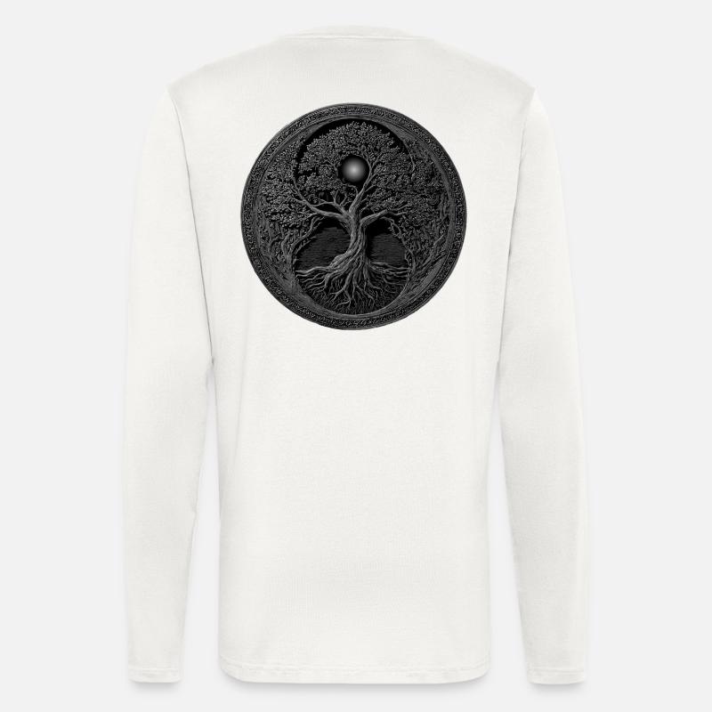 Wikinger Medaille walhalla - Langarmshirt - made by SPREAD  - OFF WHITE