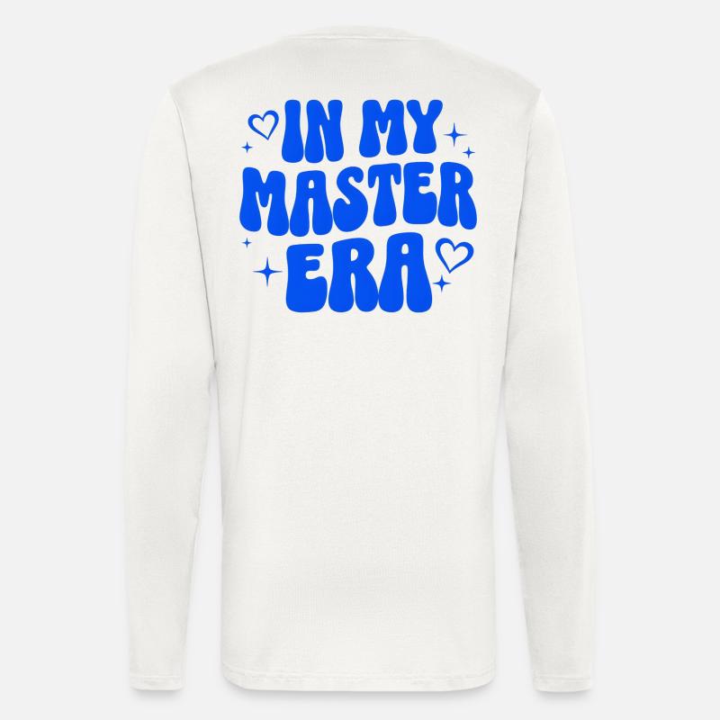 Master Abschluss Geschenk Studium Uni Absolvent - Langarmshirt - made by SPREAD  - OFF WHITE