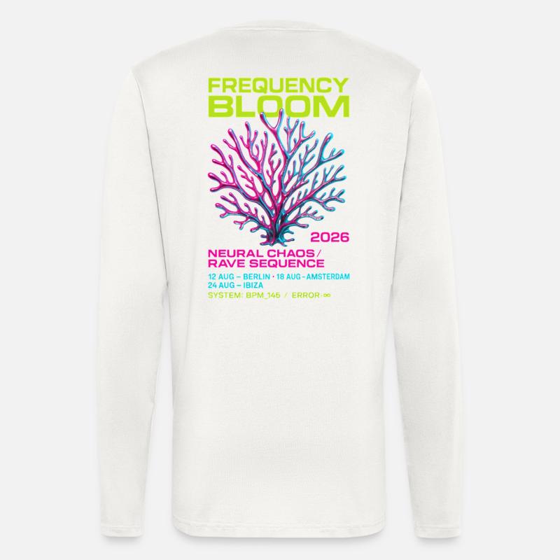 Frequency Bloom - Langarmshirt - made by SPREAD  - OFF WHITE