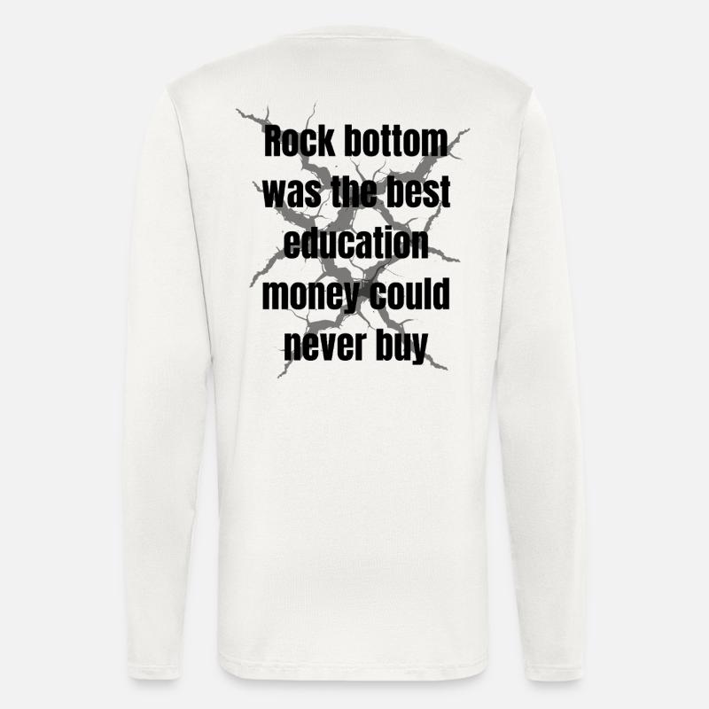 Rock-Bottom-Design - Langarmshirt - made by SPREAD  - OFF WHITE