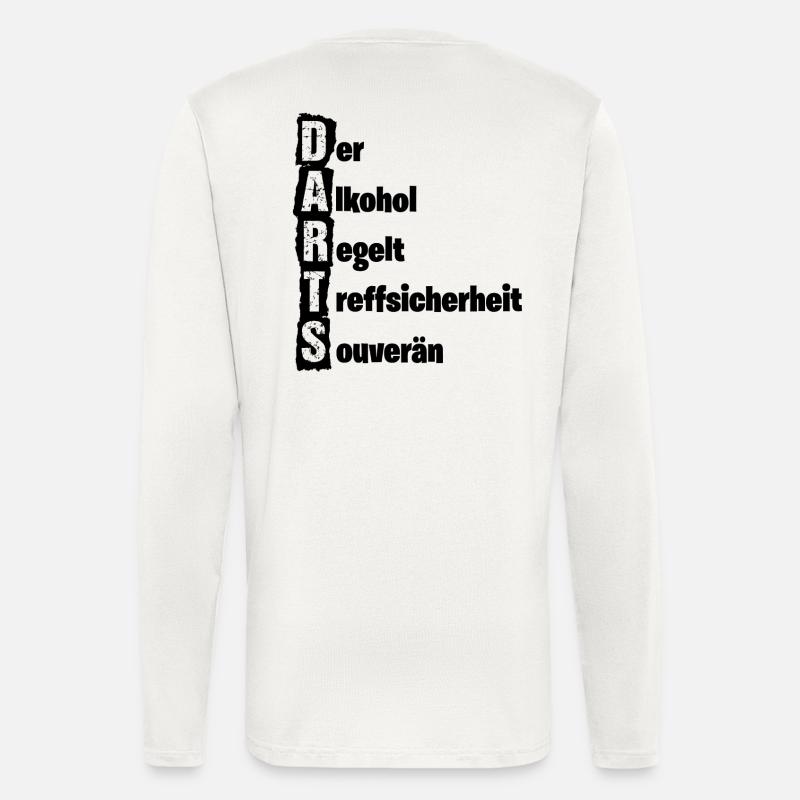 Darts, Darts, Alcohol Rules - Longsleeve - made by SPREAD  - OFF WHITE