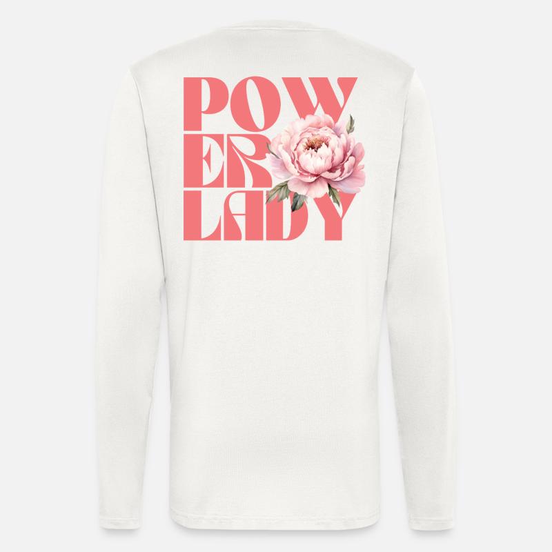 Power lady - Longsleeve - made by SPREAD  - OFF WHITE