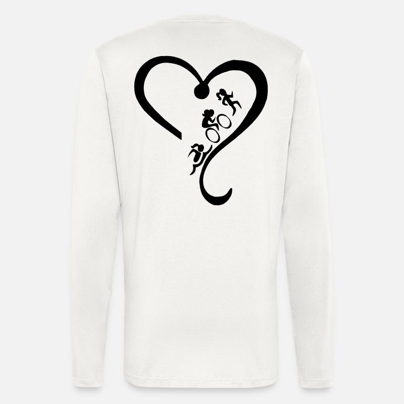 Triathlon-holic - Langarmshirt - made by SPREAD  - OFF WHITE