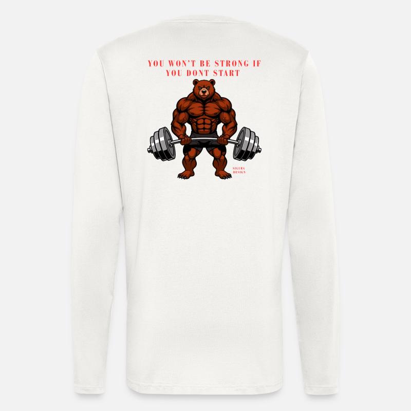 Strong bear  - Longsleeve - made by SPREAD  - OFF WHITE