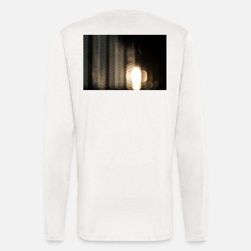 Helles, abstraktes Nachtbokeh - Langarmshirt - made by SPREAD  - OFF WHITE