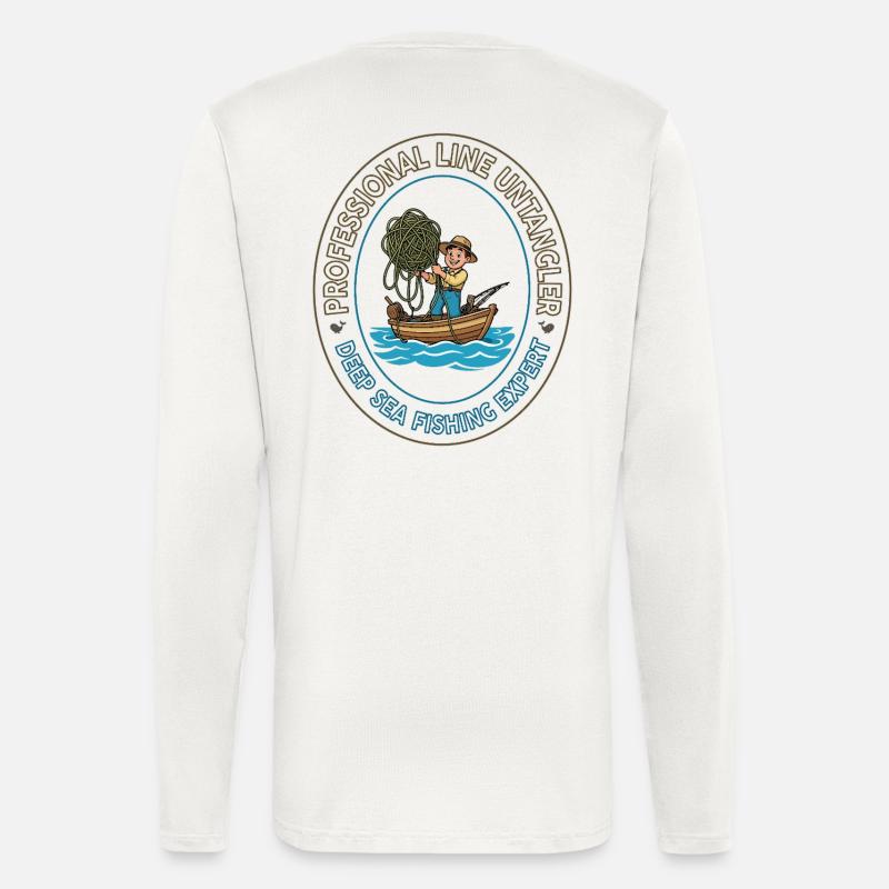 Deep Sea Line Unangler Patch - Longsleeve - made by SPREAD  - OFF WHITE