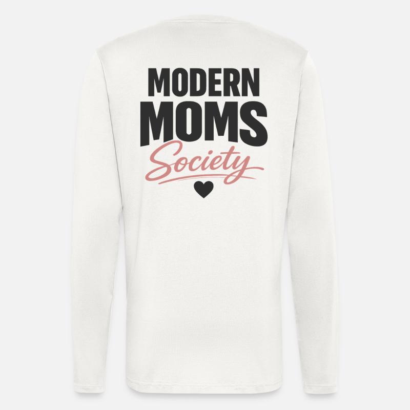 Modern Moms Society Stylish Mom Statement - Longsleeve - made by SPREAD  - OFF WHITE