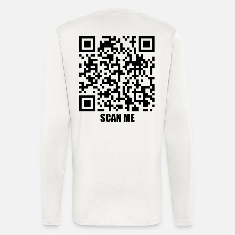 Message de citation – Trois secondes - Manches longues bio décontracté fabriqué en UE - OFF WHITE