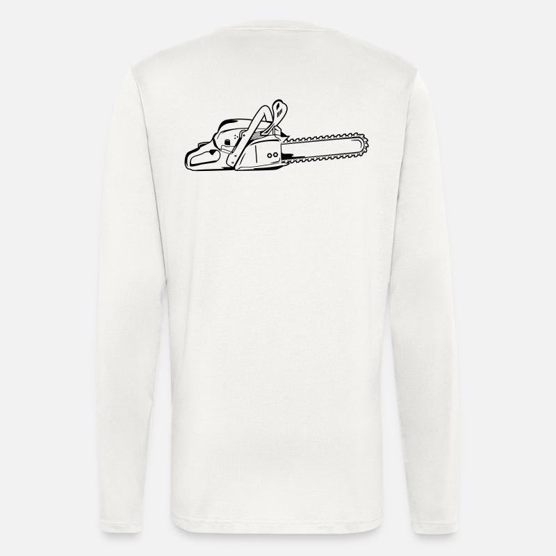 Chainsaw - Longsleeve - made by SPREAD  - OFF WHITE