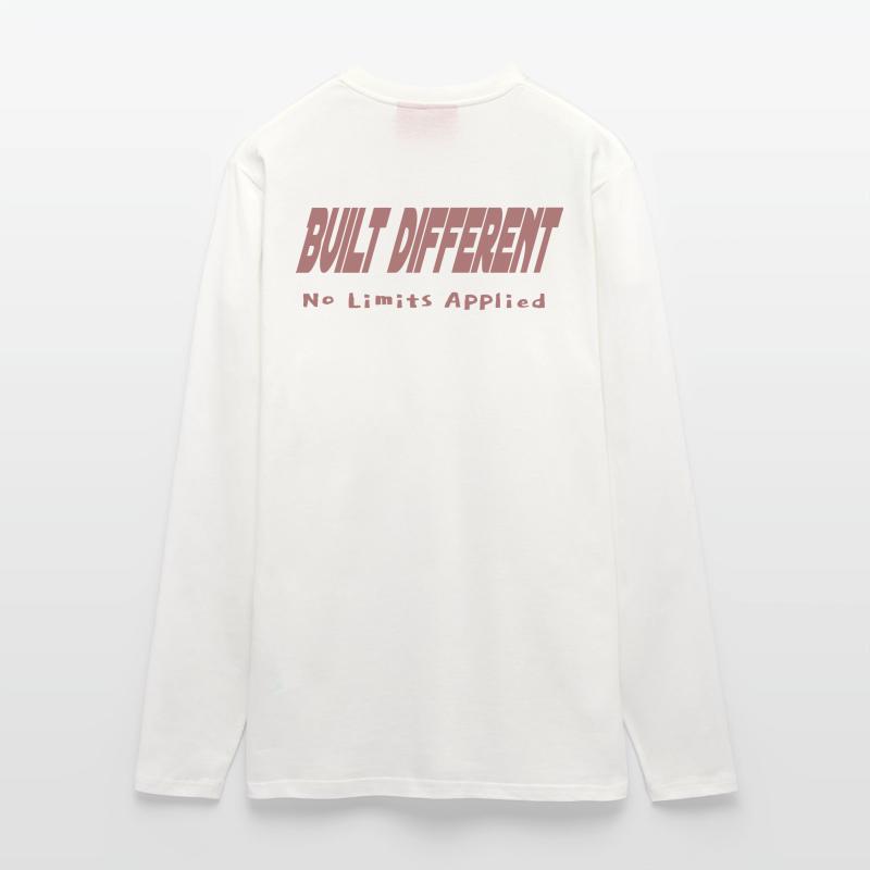 Construit différemment – Aucune limite appliquée Manches longues bio décontracté fabriqué en UE