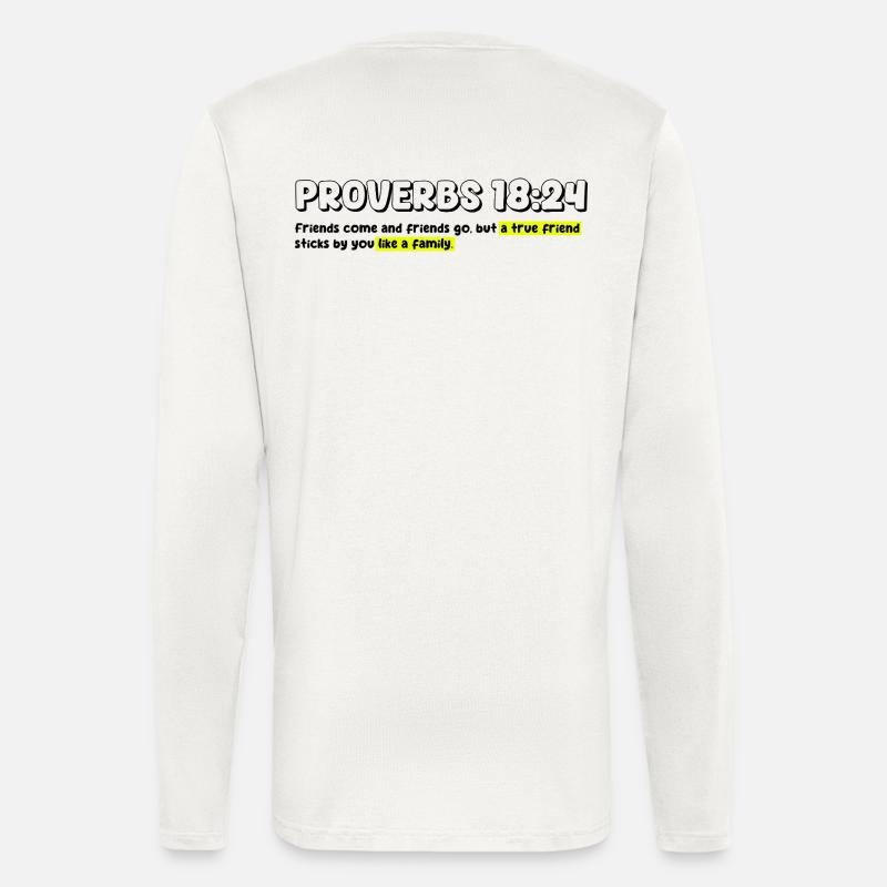 Lebendiges abstraktes christliches Design - Langarmshirt - made by SPREAD  - OFF WHITE