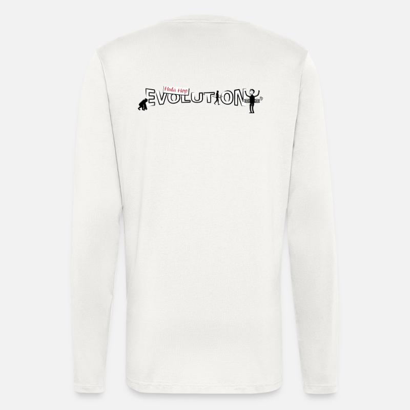 Hula hop Evolution - Langarmshirt - made by SPREAD  - OFF WHITE