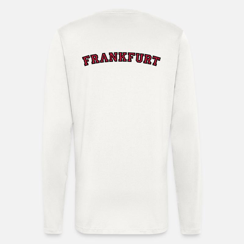 Frankfurt College Style (Rund) - Langarmshirt - made by SPREAD - OFF WHITE
