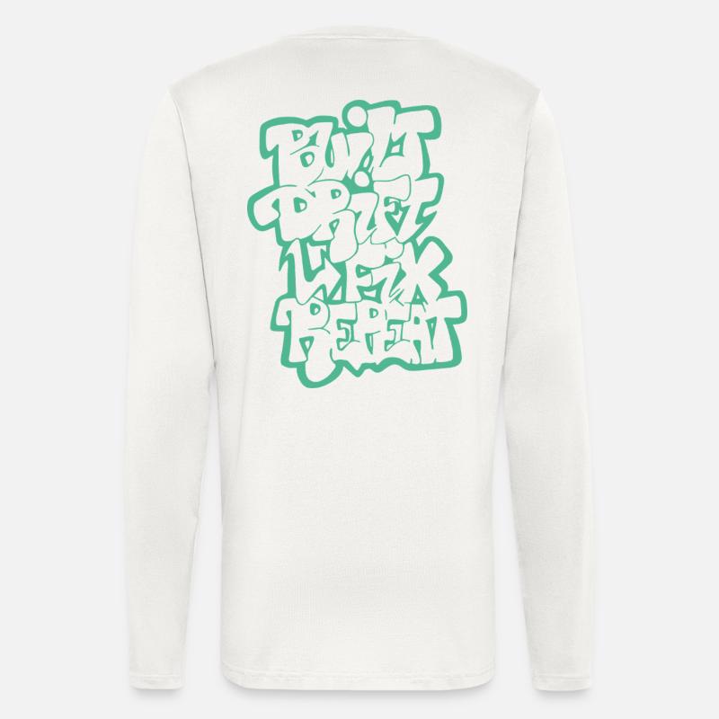 Built Drift Fix Repeat 04 - Longsleeve - made by SPREAD  - OFF WHITE