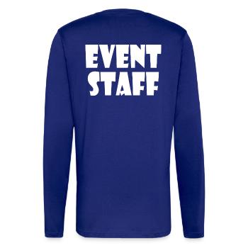 Event staff - Longsleeve - made by SPREAD  - Iconic Blue - Back
