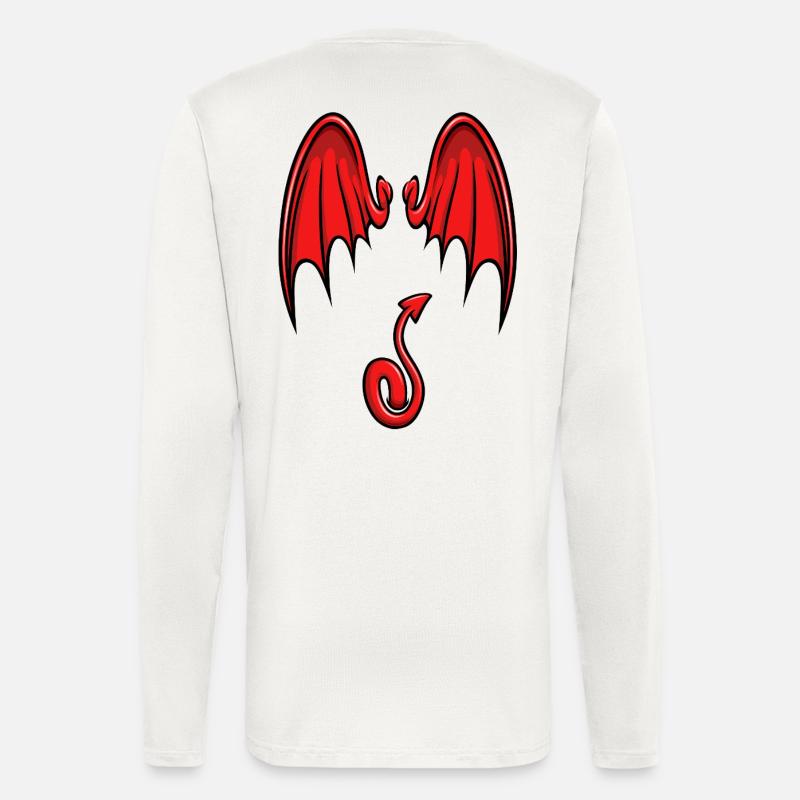 Ich bin ein kleiner Teufel - Langarmshirt - made by SPREAD  - OFF WHITE