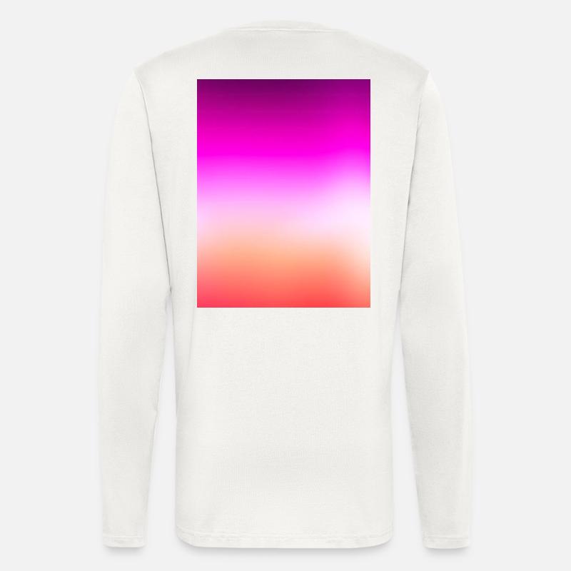 Strahlender Pastell-Sonnenuntergangsgradient - Langarmshirt - made by SPREAD  - OFF WHITE