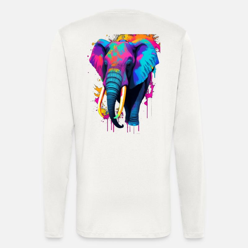 Elephant - Longsleeve - made by SPREAD  - OFF WHITE