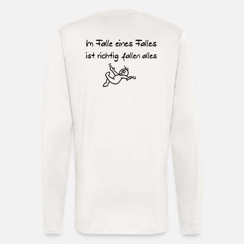 Im Falle eines Falles - Langarmshirt - made by SPREAD  - OFF WHITE