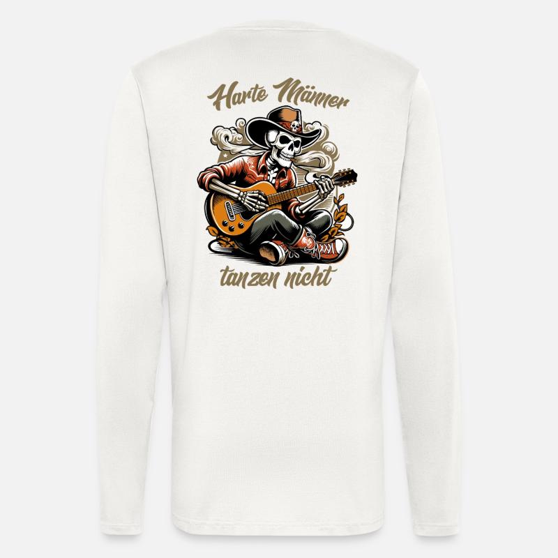 Harte Männer, tanzen nicht - Langarmshirt - made by SPREAD  - OFF WHITE