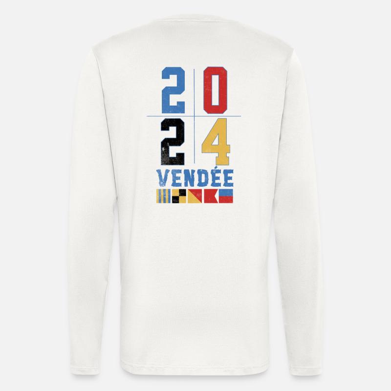 Globe regatta design Year 2024 Vendée - Longsleeve - made by SPREAD - OFF WHITE